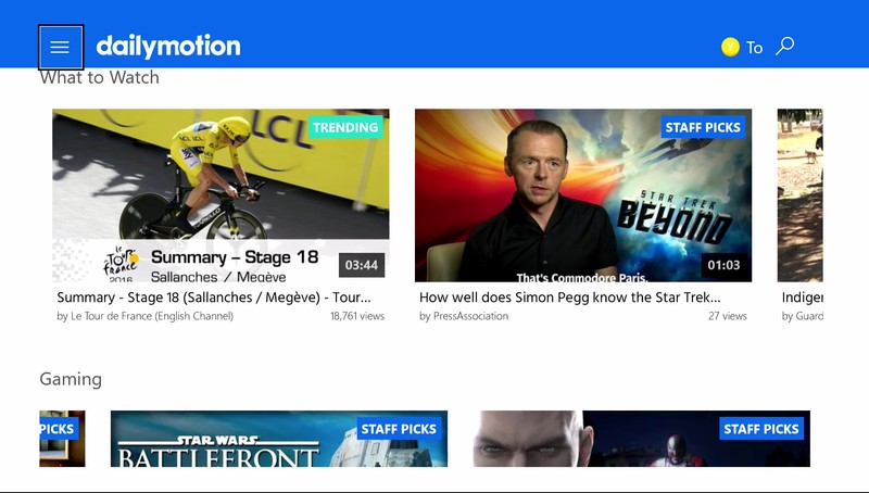 Dailymotion (Youtube Alternative)