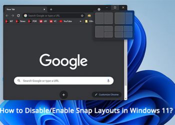 How to Turn Off Snap Layouts in Windows 11
