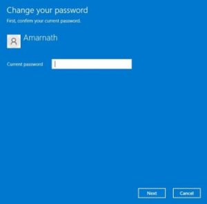 How to Change Windows 10 Login Password