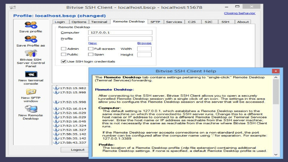 Bitvise-SSH-Client