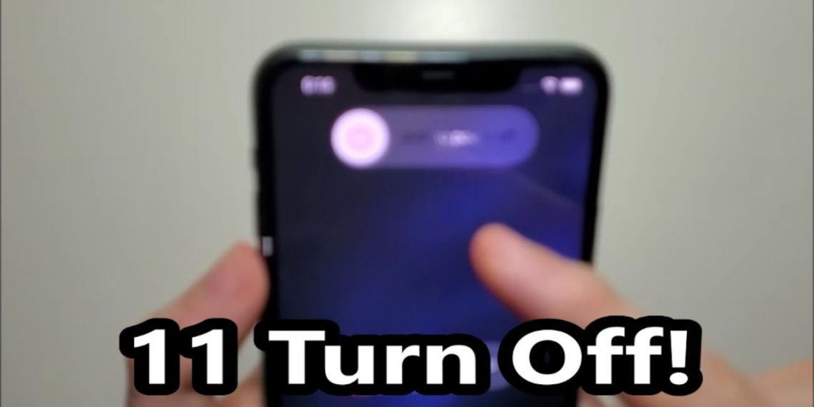 Turn off iPhone 11 styled models