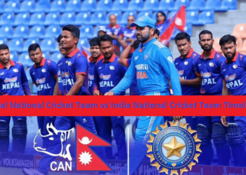 Nepal National Cricket Team vs India National Cricket Team Timeline