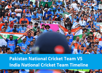 Pakistan National Cricket Team VS India National Cricket Team Timeline