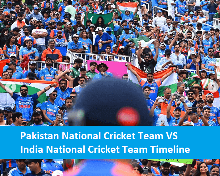 Pakistan National Cricket Team VS India National Cricket Team Timeline